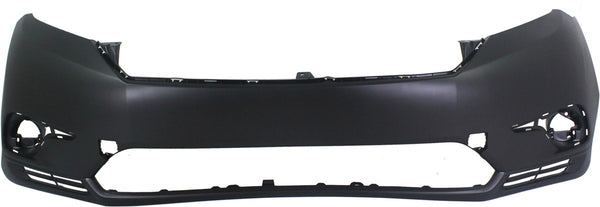 2011-2013 Toyota Highlander Front Bumper Cover, Primed for the years: 2011, 2012, 2013