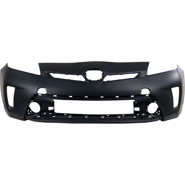 2012-2015  Toyota Prius Front Bumper Cover Primed, (Halogen Head Lamp