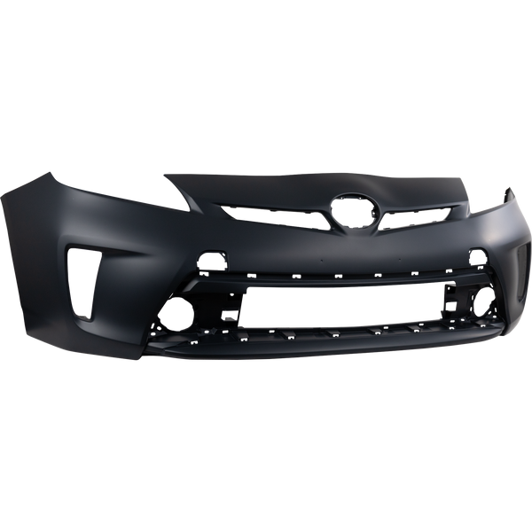 2012-2015  Toyota Prius Front Bumper Cover Primed, (Halogen Head Lamp