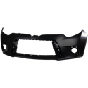 2014-2016  Toyota Corolla Front Bumper Cover, Primed, Except S Model