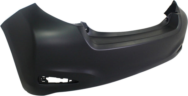 2012-2014 Toyota Yaris Rear Bumper Cover, Primed, Hatchback, Capa for the years: 2012, 2013, 2014