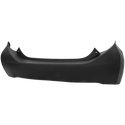 2012-2014 Toyota Prius c Rear Bumper Cover, Primed for the years: 2012, 2013, 2014, 2015, 2016