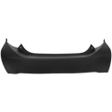 2012-2014 Toyota Prius c Rear Bumper Cover, Primed for the years: 2012, 2013, 2014, 2015, 2016