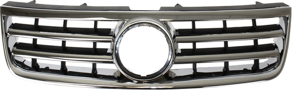 2004-2007 Volkswagen Touareg Grille,Chrome Shell/Black