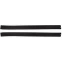 1978-1981 Pontiac LeMans T-Top Rear Weatherstrip Retainer Stainless Steel with Black Paint (Pair)