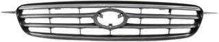 2003-2004 Toyota Corolla Grille, Chrome Shell/gray Insert