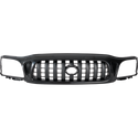 2001-2004 Toyota Tacoma Grille, Textured Black