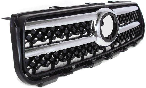 2006-2008 Toyota Rav4 Grille, Black Shell/Chrome