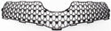 2007-2008 Toyota Yaris Grille, Upper, Black, Hatchback