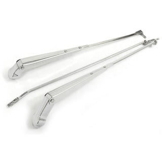 1968-1972 Oldsmobile Cutlass Wiper Arms Chrome With Hidden Arm Style Pair