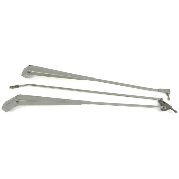 1968-1972 Pontiac GTO Wiper Arms Brushed With Hidden Arm Style Pair