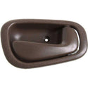 1998-2002 Geo Prizm Rear Door Handle RH, Inside, Brown, Manual Lock, w/o Lock Hole - Classic 2 Current Fabrication