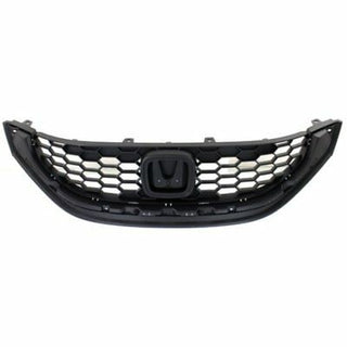 2013-2014 Honda Civic Grille, Textured Dark Gray - Classic 2 Current Fabrication