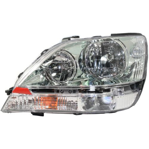 2001-2003 Lexus RX300 Head Light LH, Assembly, Halogen, Chrome Interior - Classic 2 Current Fabrication