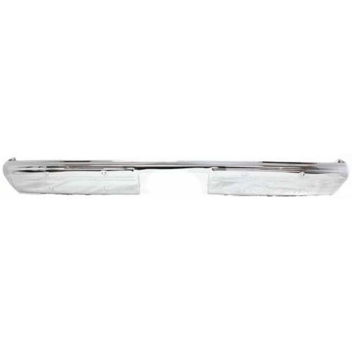 1988-1991 Chevy C1500 Rear Bumper, Chrome, Without Molding Holes - Classic 2 Current Fabrication