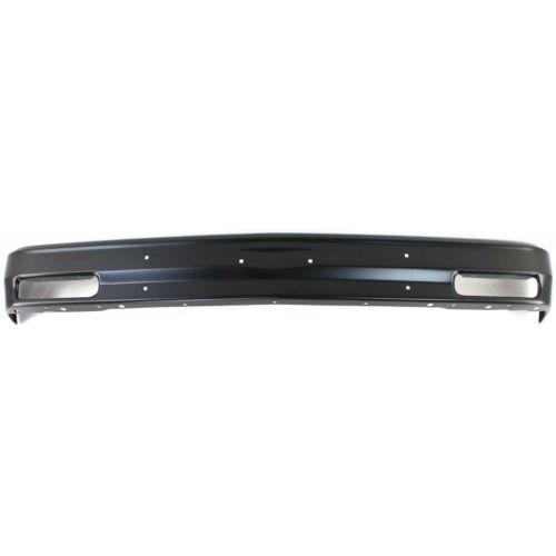 1992-1994 GMC Jimmy Front Bumper, Black, Without Molding Holes - Classic 2 Current Fabrication