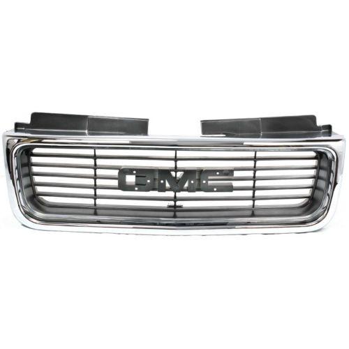 1998 2004 Gmc Sonoma Grille Chrome Shell Silver Gray Classic 2 Current Fabrication