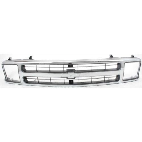 1995-1997 Chevy Blazer Grille, Dark Argent - Classic 2 Current Fabrication