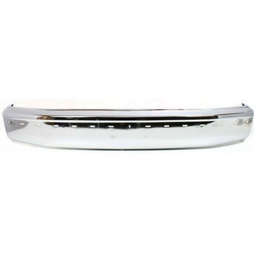 1992-1997 Ford F59 Front Bumper, Chrome, w/o Bumper Cut Outs, w/pad holes - Classic 2 Current Fabrication