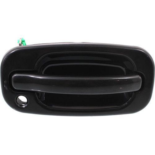 1999-2007 GMC Sierra Front Door Handle RH, Outside, Black, w/Keyhole - Classic 2 Current Fabrication