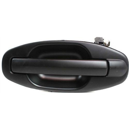 2001-2006 Hyundai Santa Fe Rear Door Handle LH, Smooth Black, Plastic - Classic 2 Current Fabrication