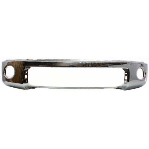 2007-2013 Toyota Tundra Front Bumper, Chrome, w/o Parking Aid Hole, Steel - Classic 2 Current Fabrication