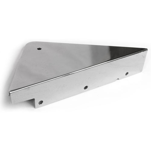 1960-1966 Chevy C10 Pickup UNDER CAB CORNER MUD GUARD CHROME - LH - Classic 2 Current Fabrication