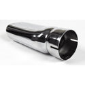 1969-1972 Chevy Chevelle Exhaust Chrome Tip 3.0"" SS Type W/O GM# - Classic 2 Current Fabrication