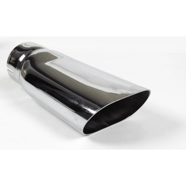 1969-1972 Chevy Chevelle Exhaust Chrome Tip 3.0"" SS Type W/O GM# - Classic 2 Current Fabrication