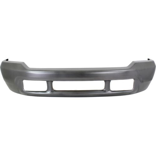 1999-2004 Ford F-250 Super Duty Front Bumper, Gray, w/o Pad Hole, w/ Valance Hole - Classic 2 Current Fabrication