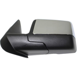 2006-2011 Ford Ranger Mirror LH, Power, Non-heated, Manual Folding, Chrome - Classic 2 Current Fabrication