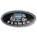 1964-1977 Oldsmobile Cutlass FISHER BODY STICKER, BODY BY FISHER - Classic 2 Current Fabrication