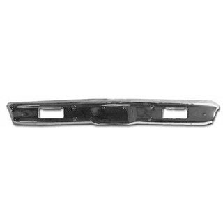 1971-1972 Chevy C/K Pickup BUMPER FACE BAR FRONT, CHROME, w/PARK LIGHT HOLES - Classic 2 Current Fabrication