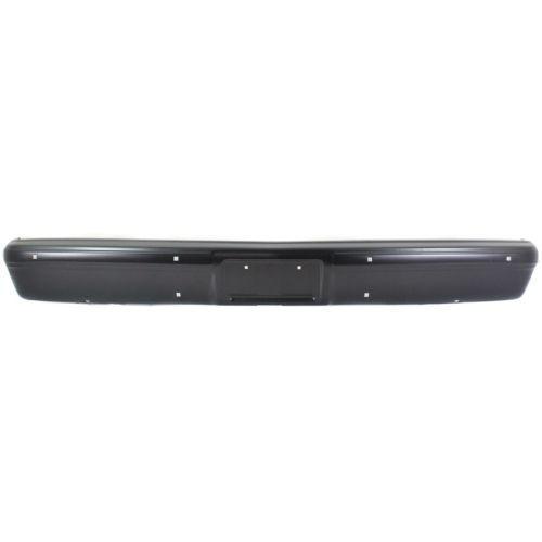 1987 GMC R2500 Front Bumper, Black, Without Impact Strip Holes - Classic 2 Current Fabrication