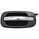 2000-2007 GMC Sierra Rear Door Handle LH Lvr+smth Blk Bezel, w/o Keyhole - Classic 2 Current Fabrication