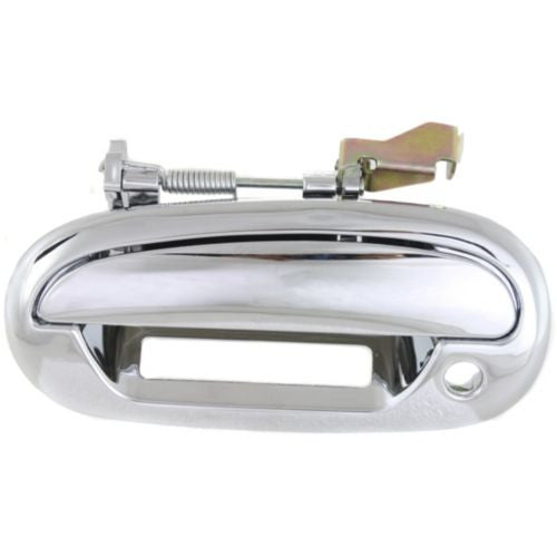 1997-2004 F-150 Pickup Front Door Handle LH, All Chrome, w/Keyhole, w/Padhole - Classic 2 Current Fabrication