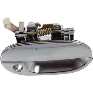 1998-2000 Hyundai Accent Front Door Handle RH, Outside, All Chrome, Half Hole - Classic 2 Current Fabrication