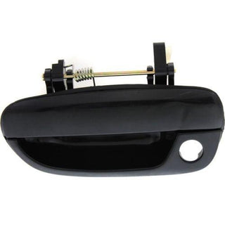 2000-2006 Hyundai Accent Front Door Handle LH, Smooth Black, Plastic - Classic 2 Current Fabrication