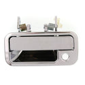 1988-1995 Isuzu Pickup Front Door Handle LH, All Chrome, Metal Lever+plastic Hsg. - Classic 2 Current Fabrication