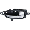 2009-2014 Nissan Maxima Front Door Handle RH, Chrome Lever/Black Bezel - Classic 2 Current Fabrication