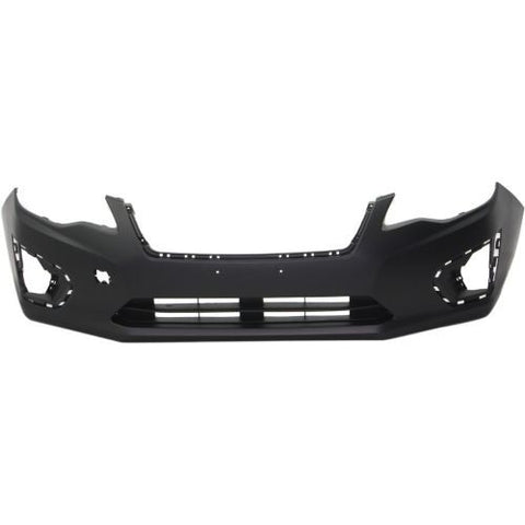 2012-2014 Subaru Impreza Front Bumper Cover, Primered Top, Textured Bl ...