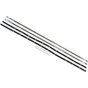 1965-1972 Mercedes-Benz W108 W109 SEL Rocker Panel Side Moulding Set Polish - Classic 2 Current Fabrication