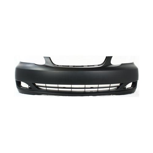 2005-2008 Toyota Corolla Front Bumper Cover, Primed, w/o Spoiler Hole ...