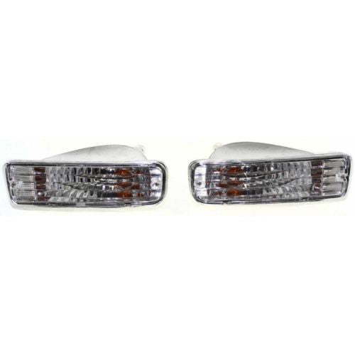 1996-1998 Toyota 4Runner Clear Signal Light, Diamond Design, Set Of 2 - Classic 2 Current Fabrication