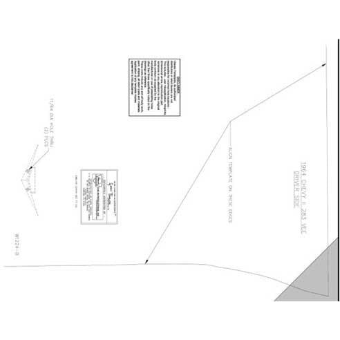 1964 - 1964 Chevy Chevy II V Fender Emblem Template Kit | Classic 2 ...