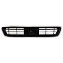1994-1995 Acura Legend Grille, Chrome Shell/Black - Classic 2 Current Fabrication