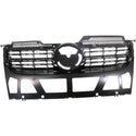 2005-2010 Volkswagen Jetta Grille, Matte Black (CAPA) - Classic 2 Current Fabrication