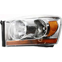 2006 Dodge Pickup Head Light LH, Assembly, Halogen, Chrome Interior - Classic 2 Current Fabrication