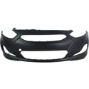 2012-2013 Hyundai Accent Front Bumper Cover, Primed, Hatchback/Sedan-CAPA - Classic 2 Current Fabrication