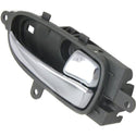 2009-2014 Nissan Maxima Front Door Handle RH, Chrome Lever/Gray Bezel - Classic 2 Current Fabrication